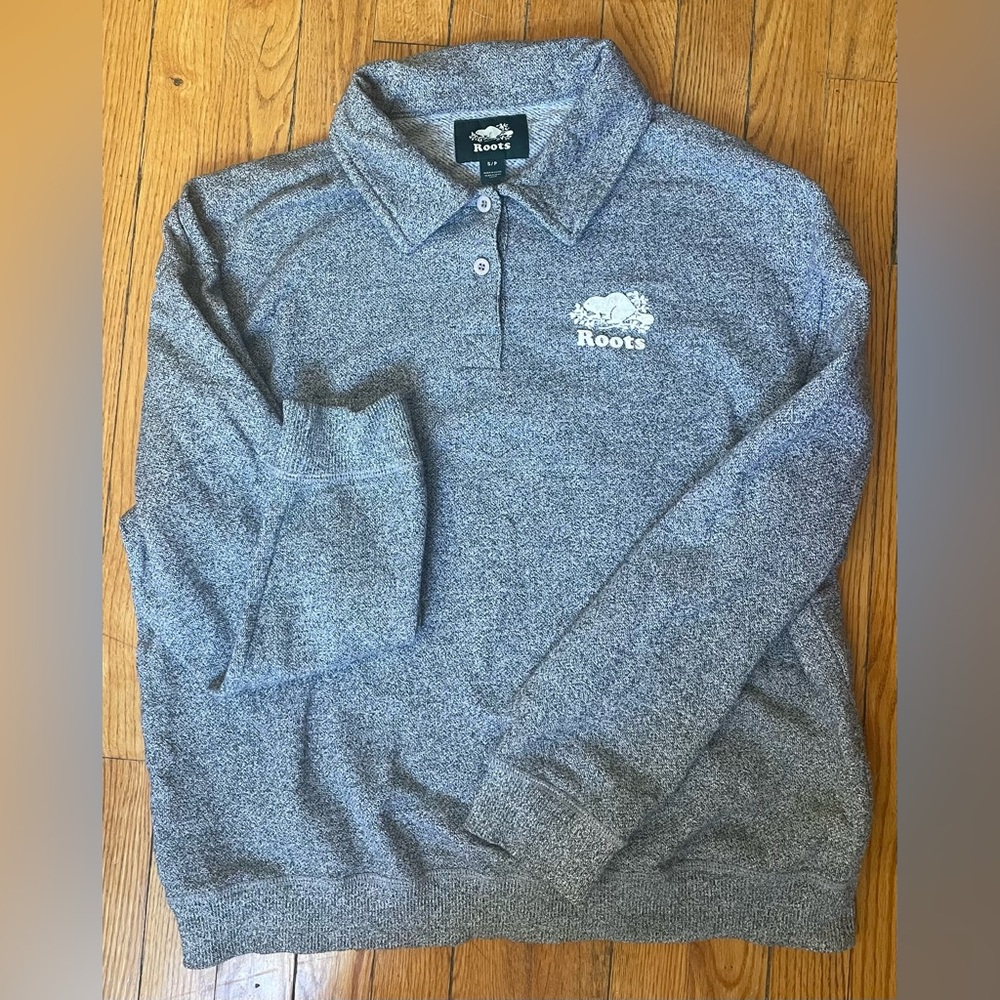 Roots ✨ Heather Gray Women’s Polo Shirt